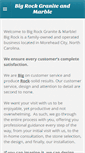 Mobile Screenshot of bigrockgraniteandmarble.com