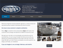 Tablet Screenshot of bigrockgraniteandmarble.com